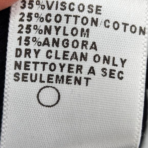 James Perse Black Cowl Neck Long Sleeve Soft Stretch Dress Size 1 Made In USA - Picture 4 of 5